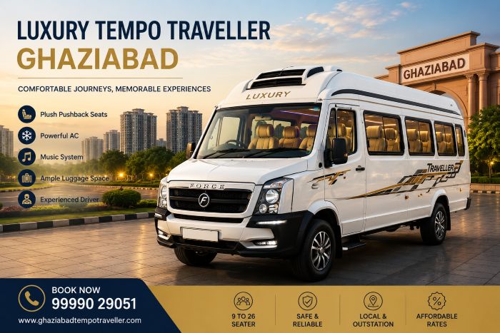 Luxury Tempo Traveller in Ghaziabad